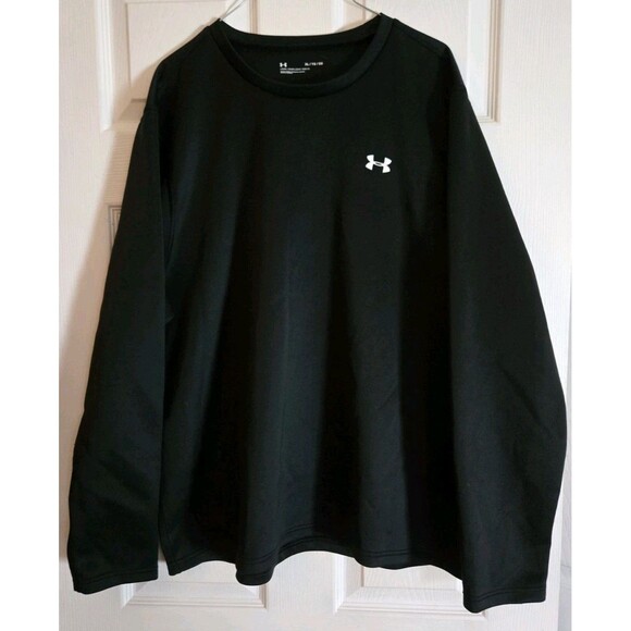 Under Armour Men's XL Loose Black Long Sleeved Top Shirt Performance Activewear - Picture 3 of 14